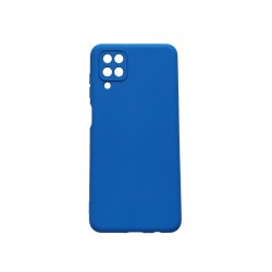 Husa telefon compatibila cu Samsung Galaxy A12, Albastru, Cu interior de catifea, 217HT