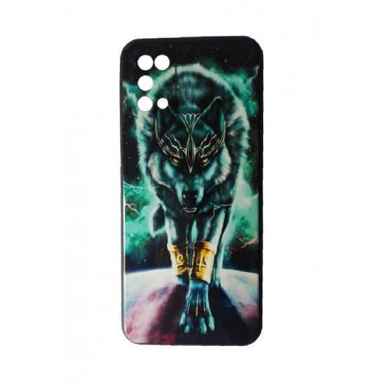 Husa telefon compatibila cu Samsung Galaxy A12, Lup, 372HT