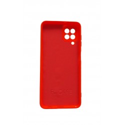 Husa telefon compatibila cu Samsung Galaxy A22, A22 4G, Rosu, Cu interior de catifea, 201HT