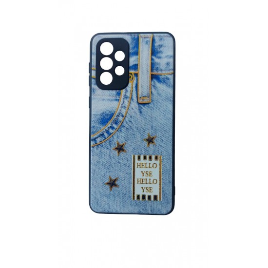 Husa telefon compatibila cu Samsung Galaxy  A33 5G, Albastru, Hello, 301HT