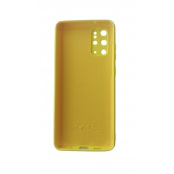 Husa telefon compatibila cu Samsung Galaxy S20 Plus, Galben, Cu interior de catifea, 258HT 
