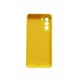 Husa telefon compatibila cu Samsung Galaxy S21, Galben, Cu interior de catifea, 242HT Husa telefon compatibila cu Samsung Galaxy S21, Galben, Cu interior de catifea, 242HT