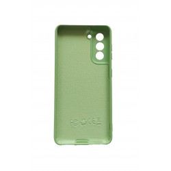 Husa telefon compatibila cu Samsung Galaxy S21, Verde, Cu interior de catifea, 243HT