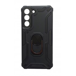 Husa telefon compatibila cu Samsung Galaxy S22 Plus, Powerful, Inel si placuta metalica, HT105