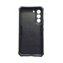 Husa telefon compatibila cu Samsung Galaxy S22, Powerful, Inel si placuta metalica, HT93