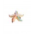 Inel fantezie, Stea de mare, Multicolor, Marimea Universal, BR82