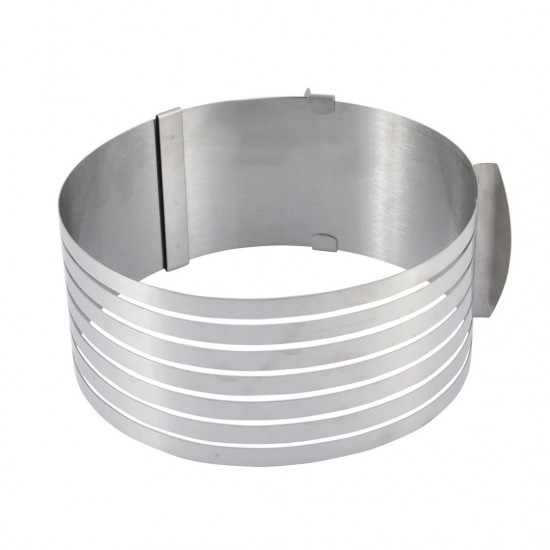 Inel feliator blat de tort ajustabil 8 cm, 24-30 cm, otel inoxidabil, 146COF