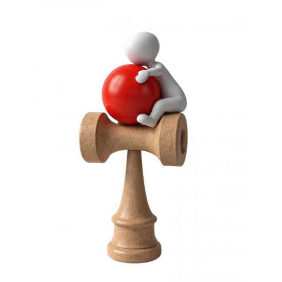 Kendama profesionala, Bila din lemn, Crack + Sticker pentru telefon, 130KD Kendama profesionala, Bila din lemn, Crack + Sticker pentru telefon, 130KD
