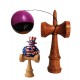 Kendama din lemn natural, Bila lemn + Sticker Waterproof USA pentru telefon, 149KD