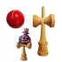 Kendama din lemn natural, Bila lemn + Sticker Waterproof USA pentru telefon, 152KD
