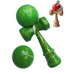 Kendama profesionala, Bila din lemn, Crack + Sticker pentru telefon, 117KD