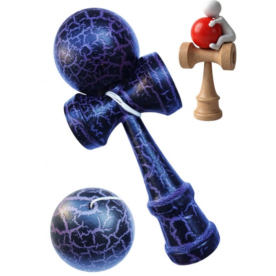 Kendama profesionala, Bila din lemn + Sticker pentru telefon, 137KD Kendama profesionala, Bila din lemn + Sticker pentru telefon, 137KD