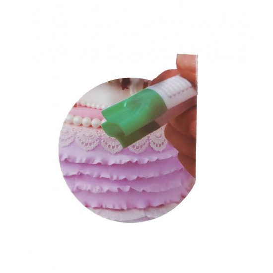 Set 10 unstensile pentru decorare torturi, Alb, 10 cm, 365COF