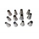 Set 12 duiuri ornat din inox, 5 cm, 362COF Set 12 duiuri ornat din inox, 5 cm, 362COF