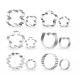 Set 12 forme decupatoare, pentru biscuiti, 5.5 cm, 381COF Set 12 forme decupatoare, pentru biscuiti, 5.5 cm, 381COF