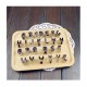 Set 26 forme decupatoare, pentru biscuiti, Litere, Abecedar, 3 cm, 379COF Set 26 forme decupatoare, pentru biscuiti, Litere, Abecedar, 3 cm, 379COF