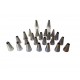 Set 27 de piese pentru ornat din inox cu adaptor si pos inclus, 53 cm, 391COF
