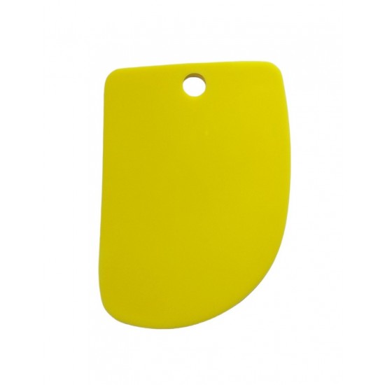Set 3 Spatule flexibile pentru Ornare torturi, Galben, 11 cm, 323COF-3