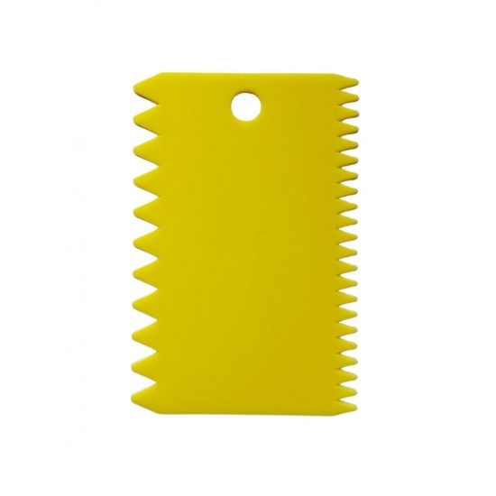 Set 3 Spatule flexibile pentru Ornare torturi, Galben, 11 cm, 323COF-3