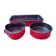 Set 3 Tavi mini  pentru  prajituri, Dreptunghiular, rotund, inima,156COF