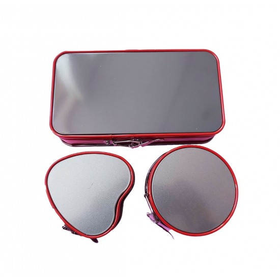 Set 3 Tavi mini  pentru  prajituri, Dreptunghiular, rotund, inima,156COF