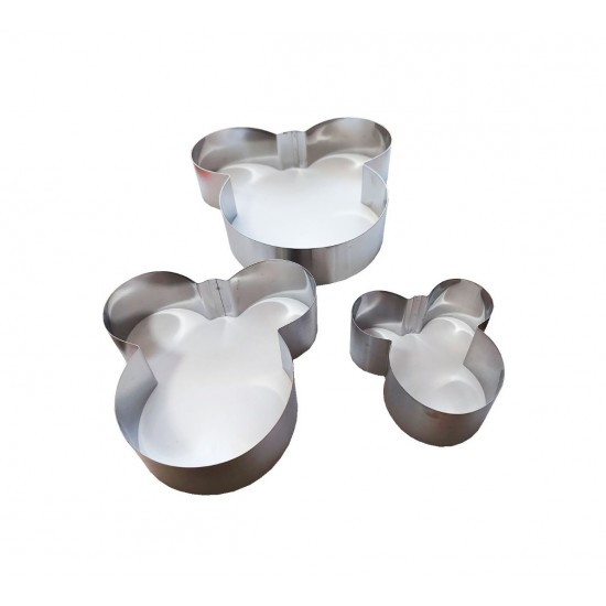 Set 3 Tavi pentru torturi cu 3 etaje, Mouse, 191COF
