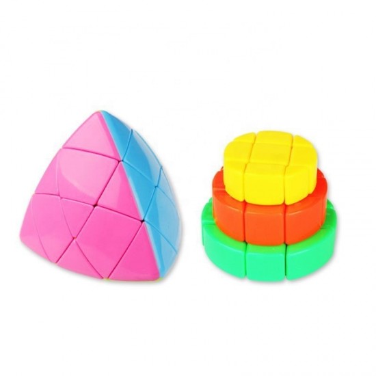 Set 4 cuburi, Yuxin Egg 3x3, Cake 3x3, Zongzi, Ingots, Stickerless, 406CUB-1