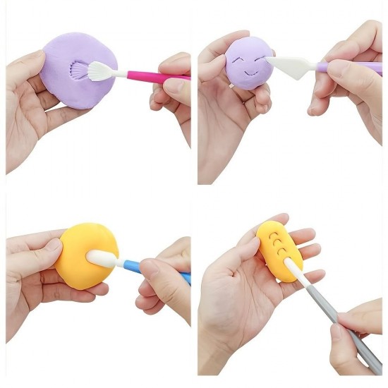 Set 9 Instrumente de modelat pentru cofetarie, Multicolor, 17 cm, 369COF