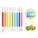 Set 9 Instrumente de modelat pentru cofetarie, Multicolor, 17 cm, 369COF