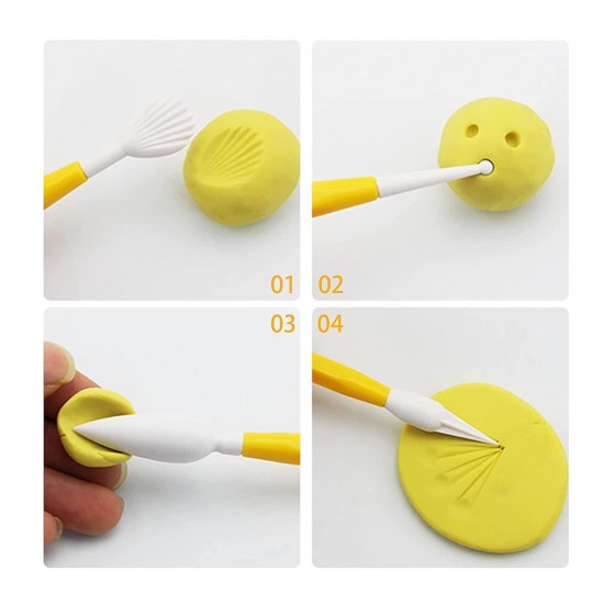 Set 9 Instrumente de modelat pentru cofetarie, Multicolor, 17 cm, 369COF