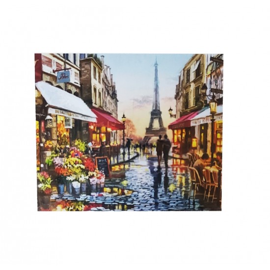 Set pictura cu diamante 5D, Model Paris, 50 cm, 174918C-3