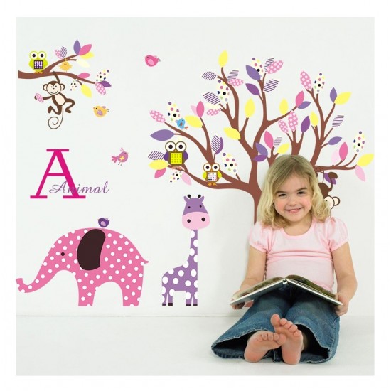 Sticker decorativ, Animale, 160 cm, 736STK