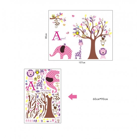 Sticker decorativ, Animale, 160 cm, 736STK