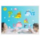 Sticker decorativ, Animale marine, 130 cm, 786STK