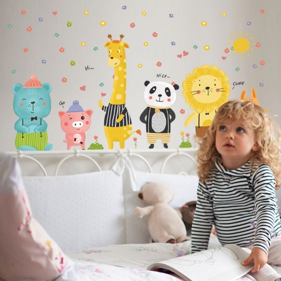 Sticker decorativ, Animalute, 126 cm, 804STK