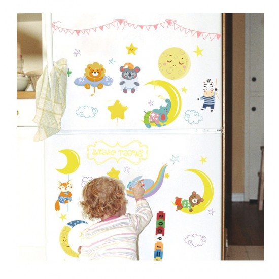 Sticker decorativ, Animalute, Sweet dreams, 79 cm, 725STK Sticker decorativ, Animalute, Sweet dreams, 79 cm, 725STK