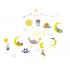 Sticker decorativ, Animalute, Sweet dreams, 79 cm, 725STK
