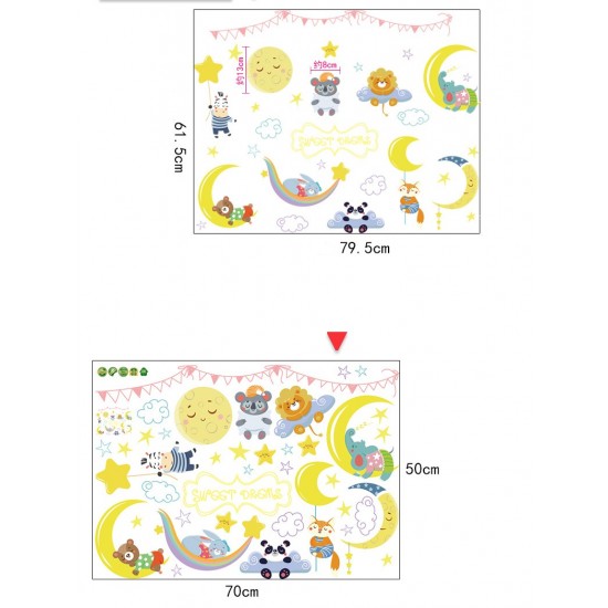 Sticker decorativ, Animalute, Sweet dreams, 79 cm, 725STK Sticker decorativ, Animalute, Sweet dreams, 79 cm, 725STK