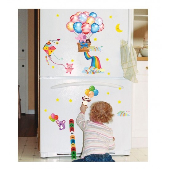 Sticker decorativ, Baloane, Happy balloon, 85 cm, 714STK