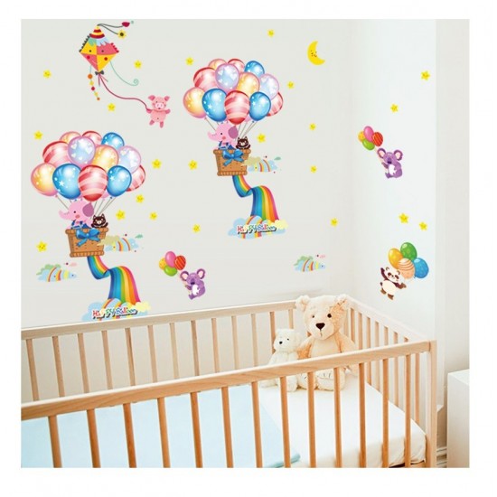Sticker decorativ, Baloane, Happy balloon, 85 cm, 714STK