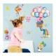 Sticker decorativ, Baloane, Happy balloon, 85 cm, 714STK