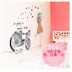 Sticker decorativ, Bicicleta, Better days, 95 cm, 708STK