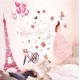 Sticker decorativ, Bonjour Paris, 130 cm, 782STK