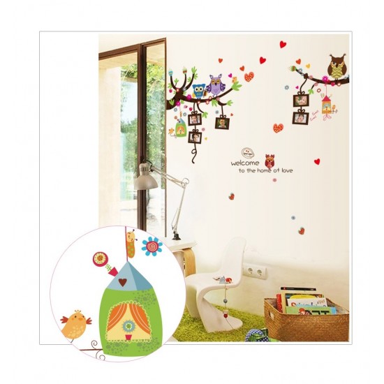 Sticker decorativ, Bufnite 150 cm, 745STK Sticker decorativ, Bufnite 150 cm, 745STK