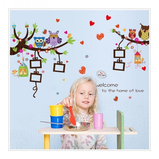 Sticker decorativ, Bufnite 150 cm, 745STK Sticker decorativ, Bufnite 150 cm, 745STK