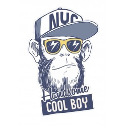 Sticker decorativ, Cool Boy, 70 cm, 1074STK