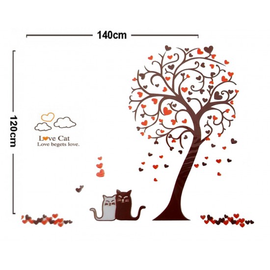 Sticker decorativ, Copac, 140 cm, 737STK