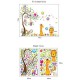 Sticker decorativ, Copacul cu animale, 180 cm, 754STK