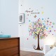 Sticker decorativ, Copacul cu fluturi, 130 cm, 799STK