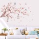 Sticker decorativ, Creanga de copca cu flori roz, 90 cm, 1138STK Sticker decorativ, Creanga de copca cu flori roz, 90 cm, 1138STK